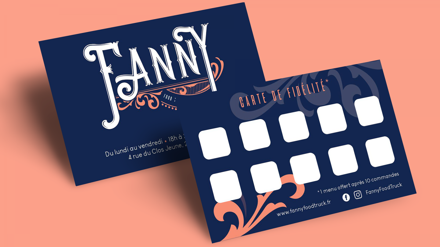 Carte de fidélité de Fanny