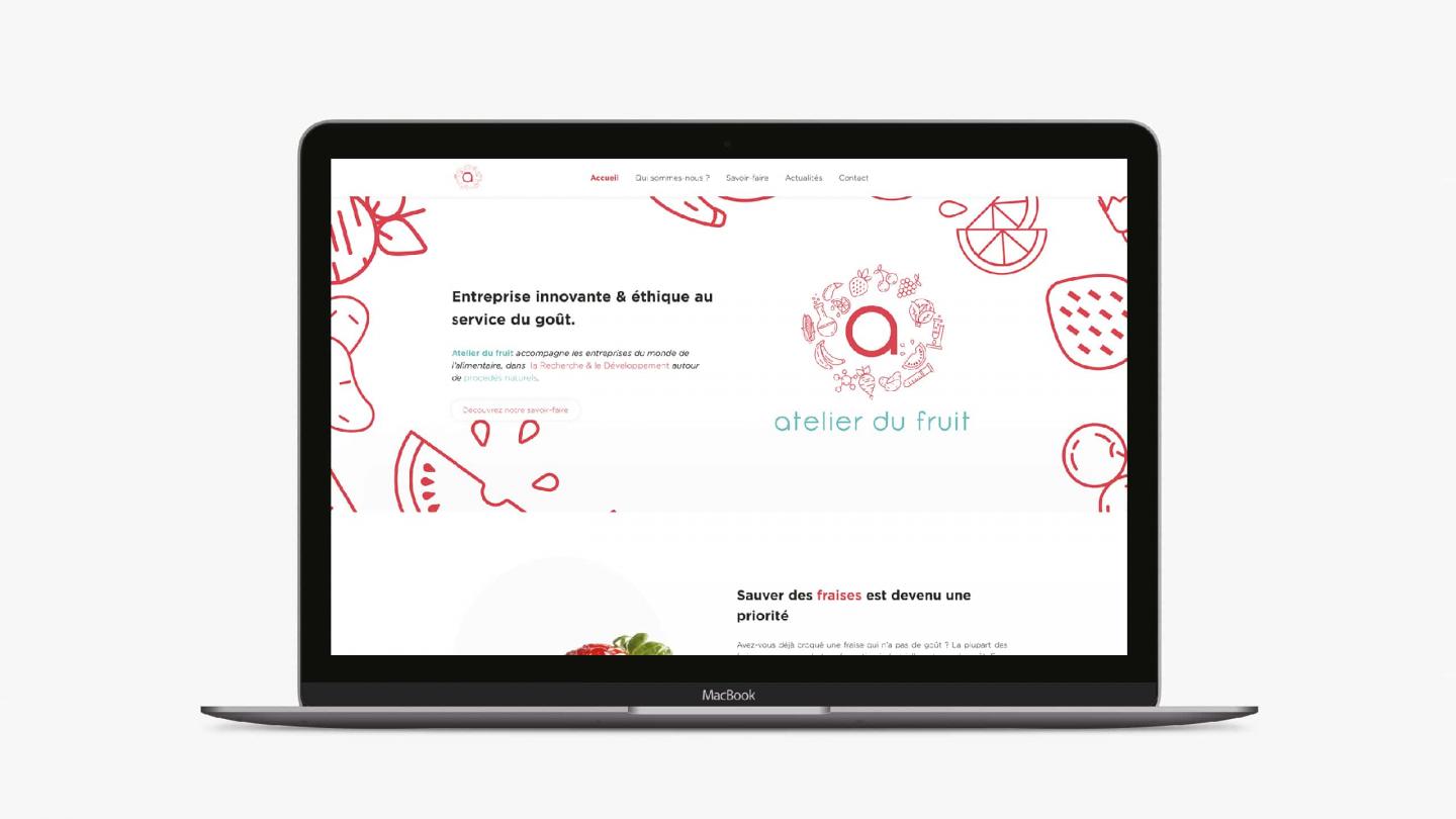 Atelier du fruit site internet